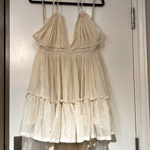 Free People Babydoll Halter Dress